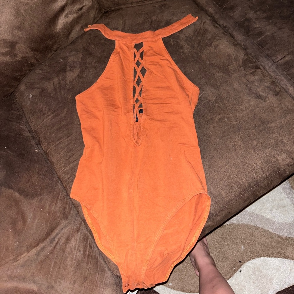 Forever 21 burnt orange bodysuit